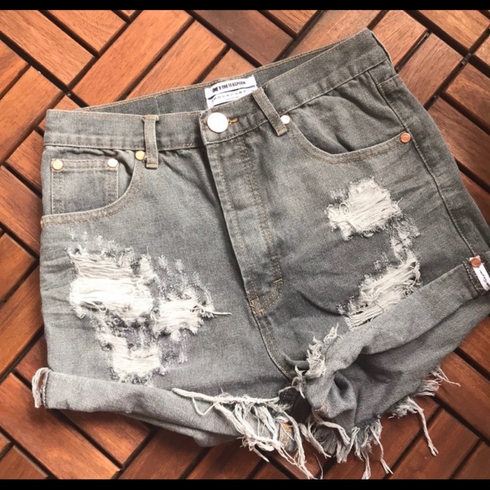 One Teaspoon Le Femme Outlaw Shorts